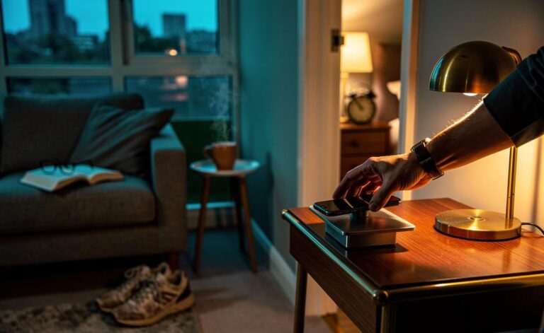 Illustration of how experts suggest breaking bad screen habits this year