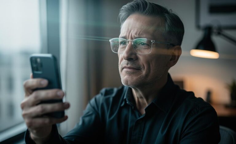 Illustration of unusual signs that you may need new reading glasses this year