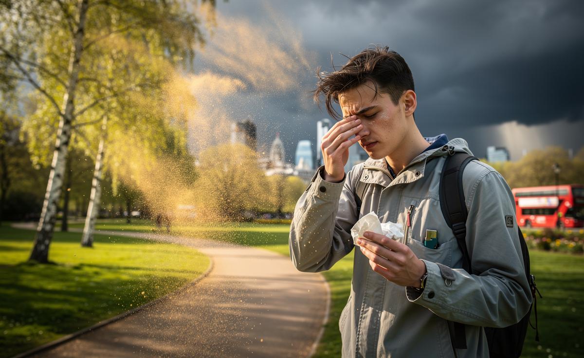 Illustration of this year’s UK allergy season warning