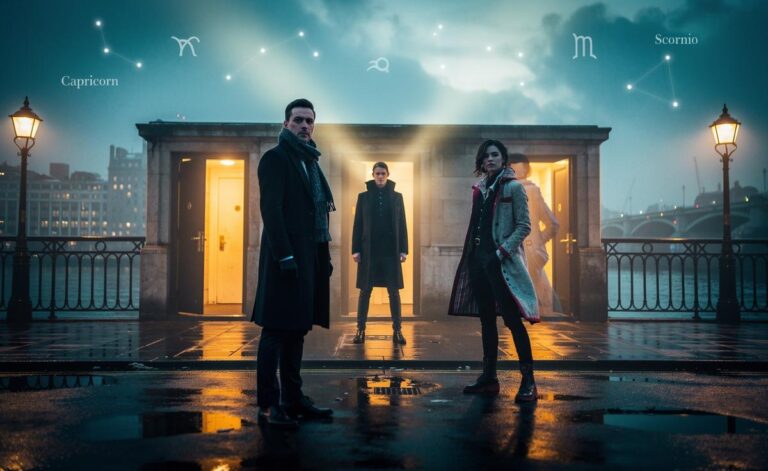 Illustration of Capricorn, Scorpio, and Gemini discovering hidden opportunities on January 7, 2026