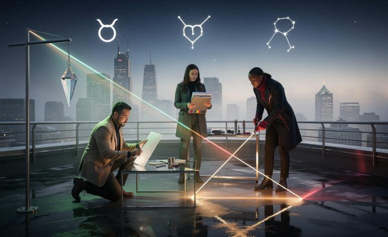 Illustration of Taurus, Virgo, and Scorpio gaining confidence through clarity on 2 January 2026 during Capricorn season