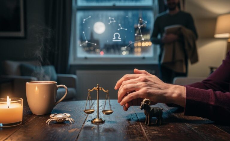 Illustration of the zodiac signs Cancer, Libra, and Capricorn strengthening emotional bonds on 8 January 2026