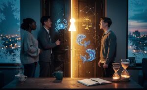 Illustration of [Cancer, Libra, and Pisces unlocking heartfelt dreams on January 7, 2026]