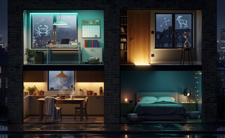 Illustration of four zodiac signs—Cancer, Virgo, Capricorn, and Pisces—experiencing quiet support on 2 January 2026