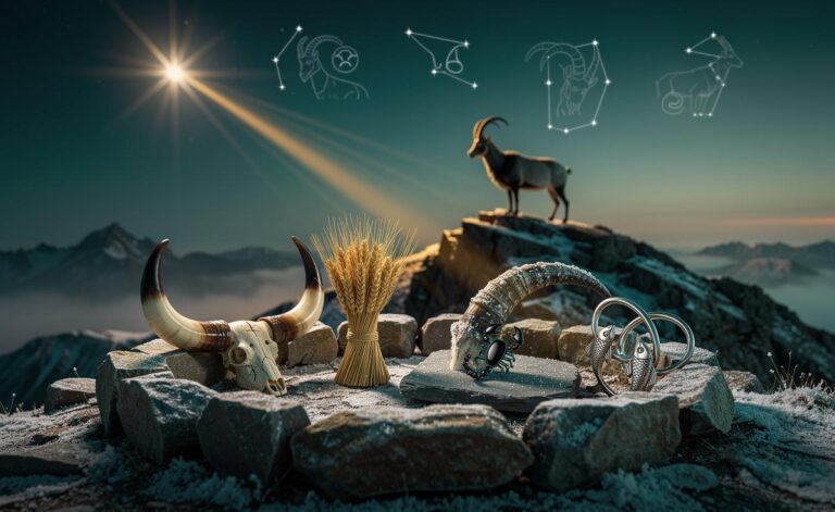 Illustration of the five zodiac signs—Taurus, Virgo, Capricorn, Scorpio, and Pisces—feeling secure in their emotional direction on January 4, 2026