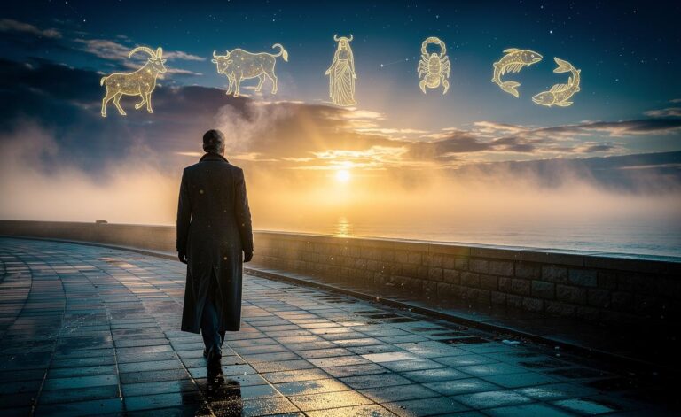 Illustration of Capricorn, Taurus, Virgo, Scorpio, and Pisces moving forward with emotional ease on 4 January 2026