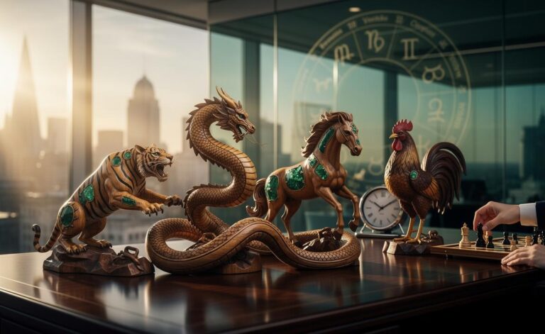 Illustration of Chinese zodiac signs thriving with action-oriented energy on 3 January 2026