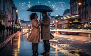 Illustration of the love horoscope for January 24, 2026, embracing unexpected change in relationships