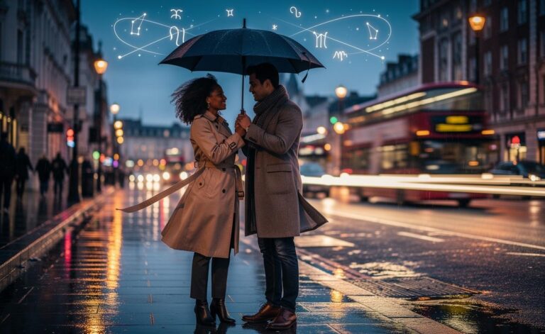 Illustration of the love horoscope for January 24, 2026, embracing unexpected change in relationships