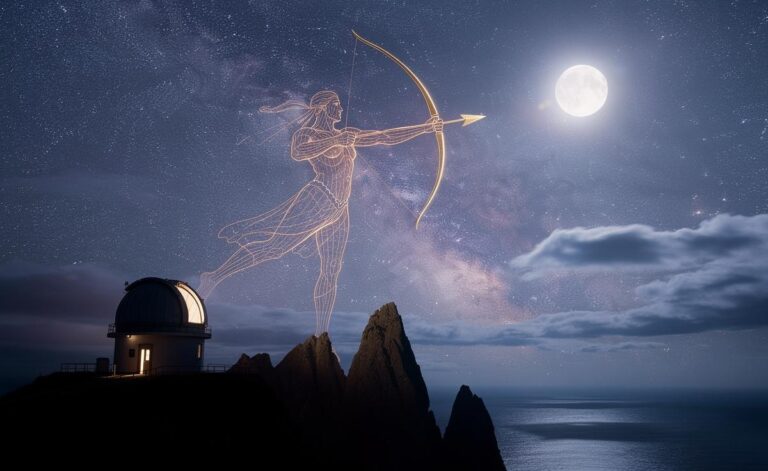 Illustration of Venus entering Sagittarius on January 7, 2026