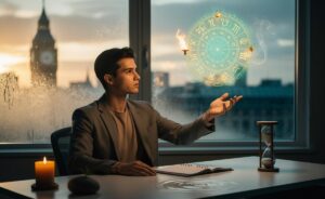 Illustration of a horoscope for January 6, 2026, focusing on embracing change