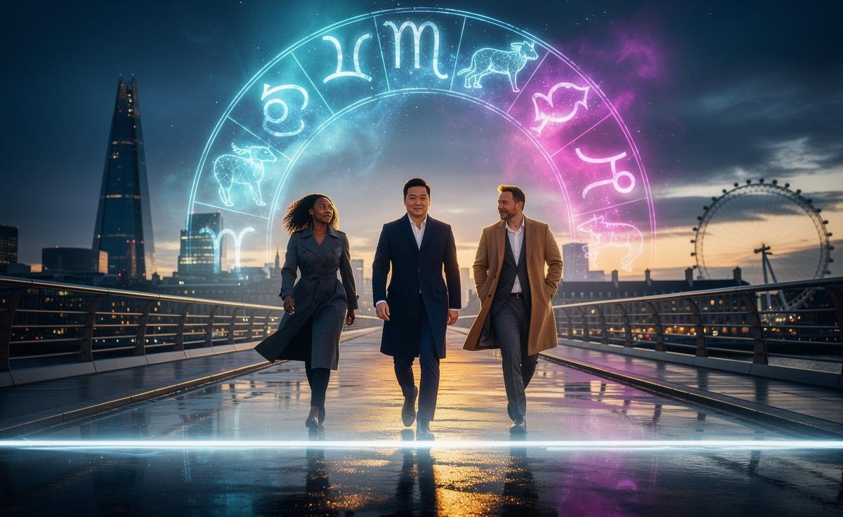 Illustration of the twelve zodiac signs encircling a calendar marked January 3, 2026, representing a collective shift from waiting to action.